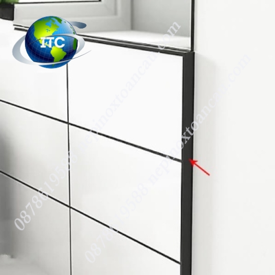 Nẹp inox bo cạnh S-C320 đen mờ Giá Rẻ