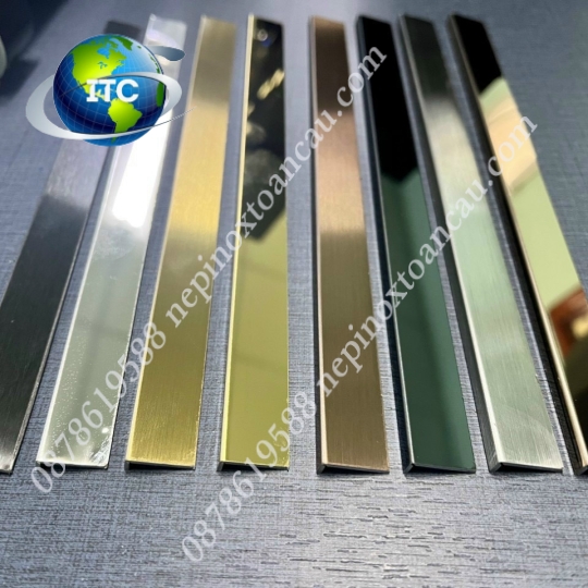L5X20 INOX- Kết thúc sàn nhựa 4li