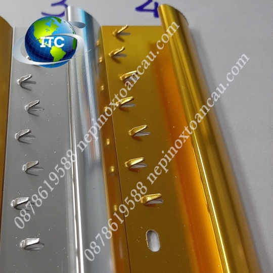 NẸP NHÔM KẾT THÚC THẢM 5-6MM LOẠI CÓ GAI