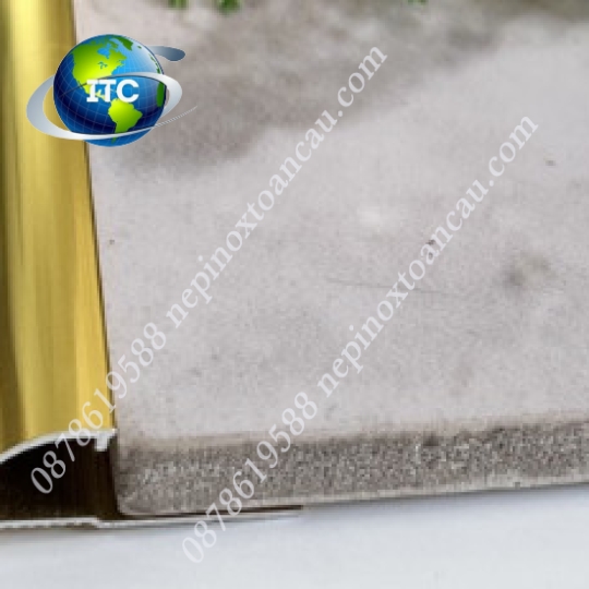 Nẹp nhôm bo góc tròn YC12/HT12.5 cho gạch 10mm